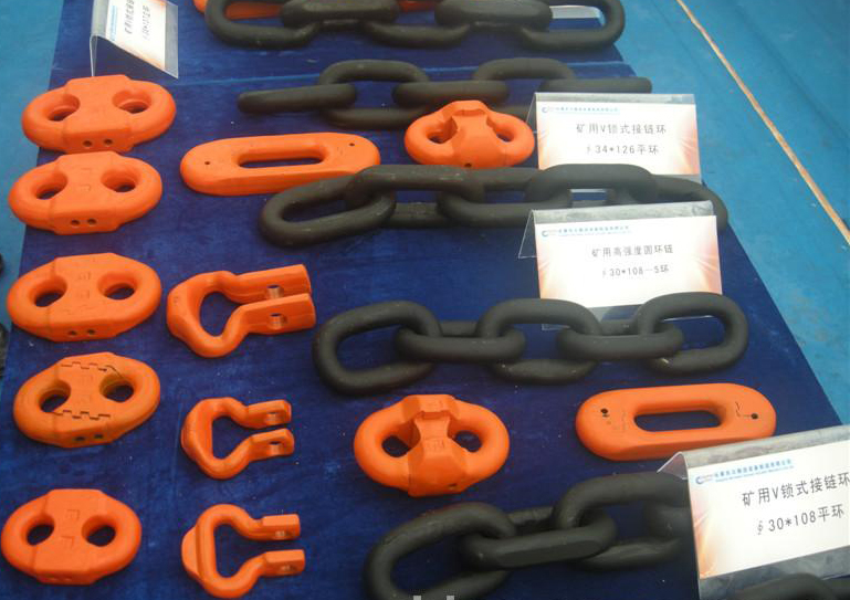 進口連接環，礦用鋸齒連接環 V型索式連接環