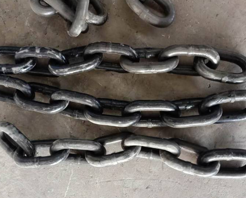 礦用五環鏈鍛造過程